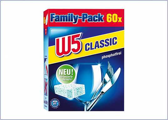 Таблетки для посудомоечных машин W5 Classic - отзыв